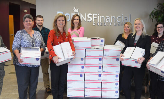 Robins Financial Credit Union sends holiday care packages to deployed troops