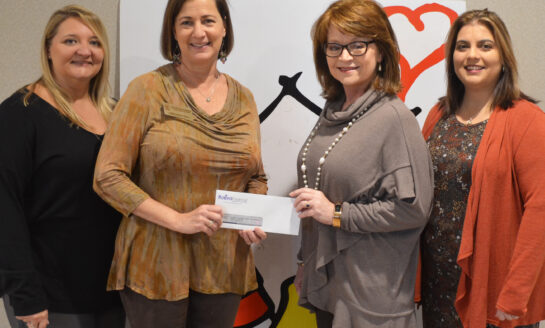 Robins Financial Credit Union volunteers with Ronald McDonald House