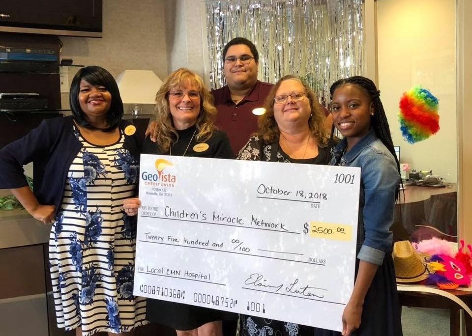 GeoVista Credit Union's Miracle Jeans Day raises $2.5K for Children's Miracle Network Hospitals