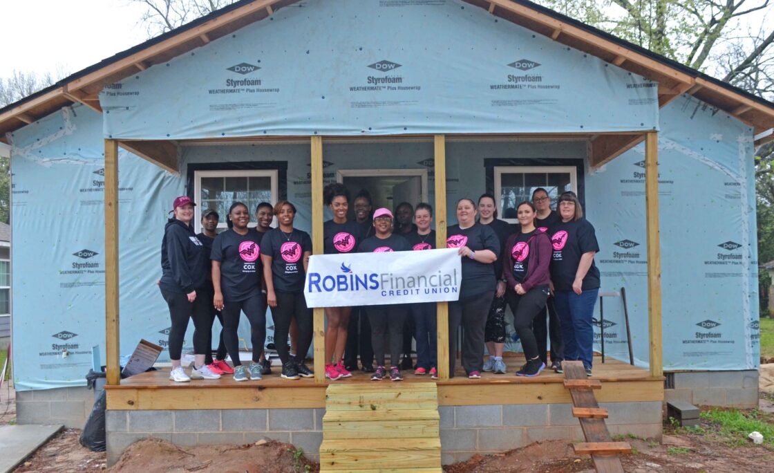 Robins Financial Credit Union Continues Support of Habitat for Humanity
