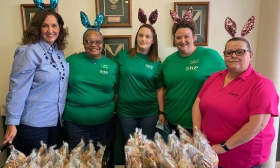 SRP FCU Staff Brings Easter Joy to Elderly Care Residents