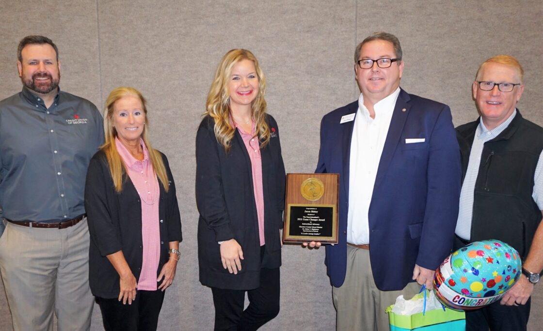 Credit Union of Georgia Employee Receives the Cherokee County School District Superintendent’s Game Changer Award
