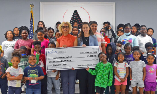 Robins Financial Credit Union Helping Kids at Camp