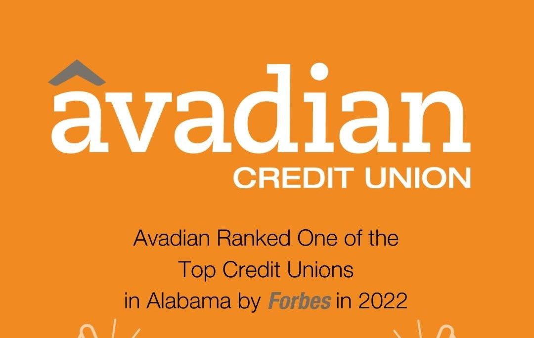 Avadian Credit Union Ranks as One of the Top Credit Unions in Alabama by Forbes for 2022