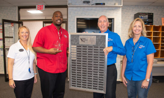 Quentin Youngblood Receives Eglin Federal Credit Union’s 5-Star Employee Award for the 2nd Quarter