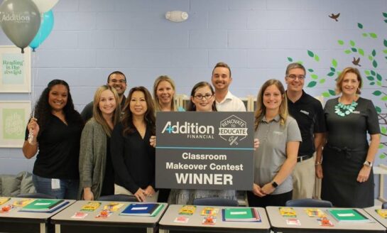 Addition Financial Renovates Classrooms for Four Central Florida Teachers