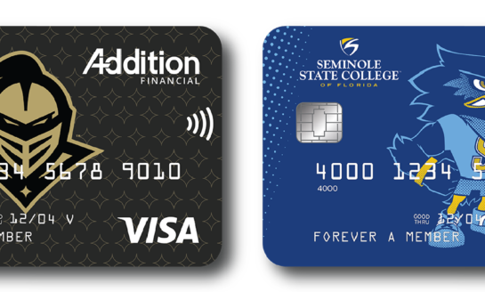 Addition Financial Launches Four New College Debit Card Designs