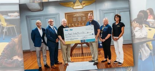 Pen Air Donates $100K to the Naval Aviation Museum Foundation's NW Florida STEM Center of Excellence Programs