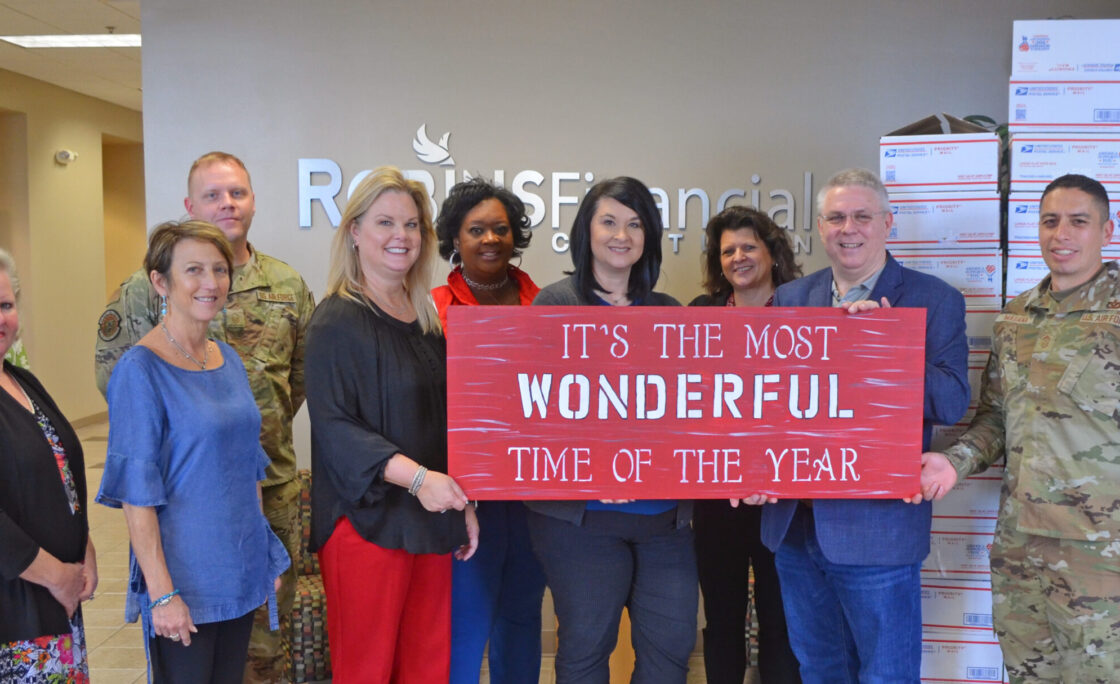 Robins Financial Credit Union Collects Care Packages for Troops Overseas