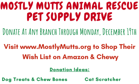 Credit Union of Georgia Hosts Pet Supply Drive