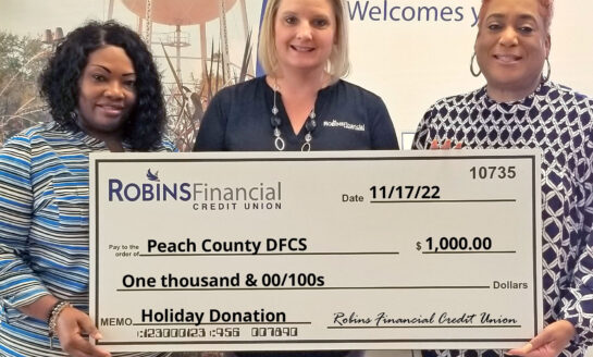Robins Financial Credit Union’s 25 Days of Holiday Giving