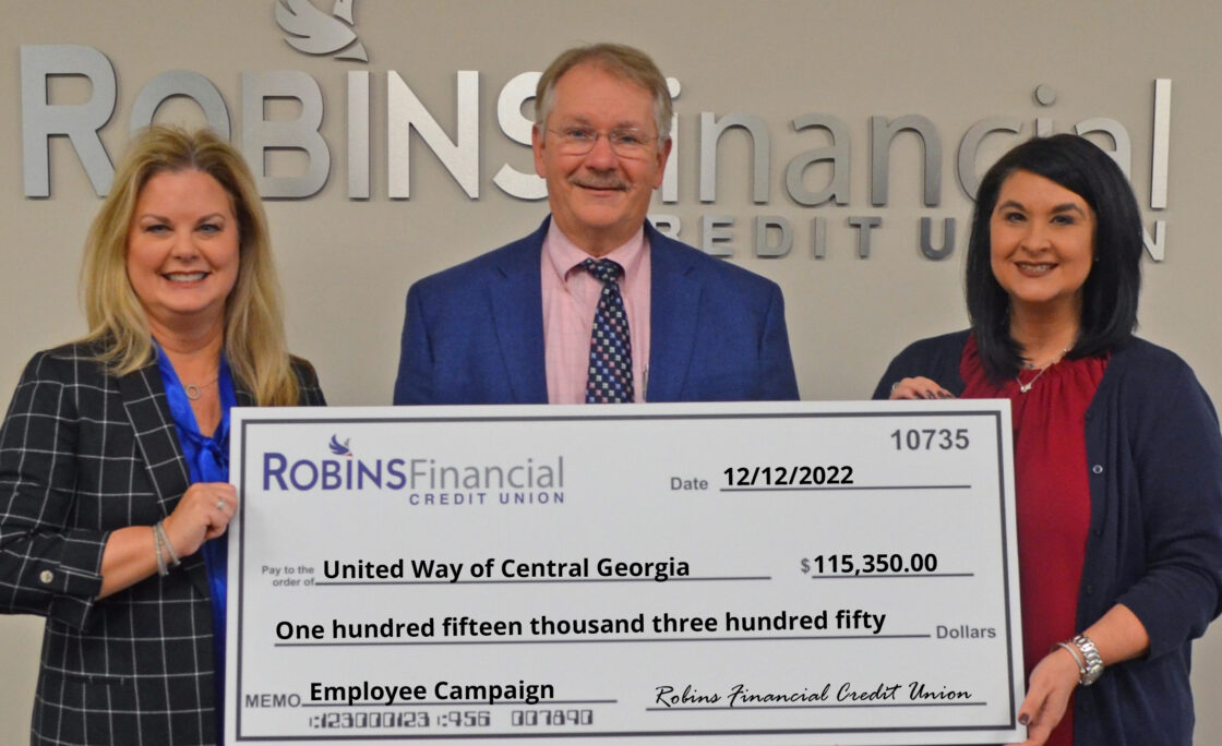 Robins Financial Credit Union Holds United Way of Central Georgia Campaign