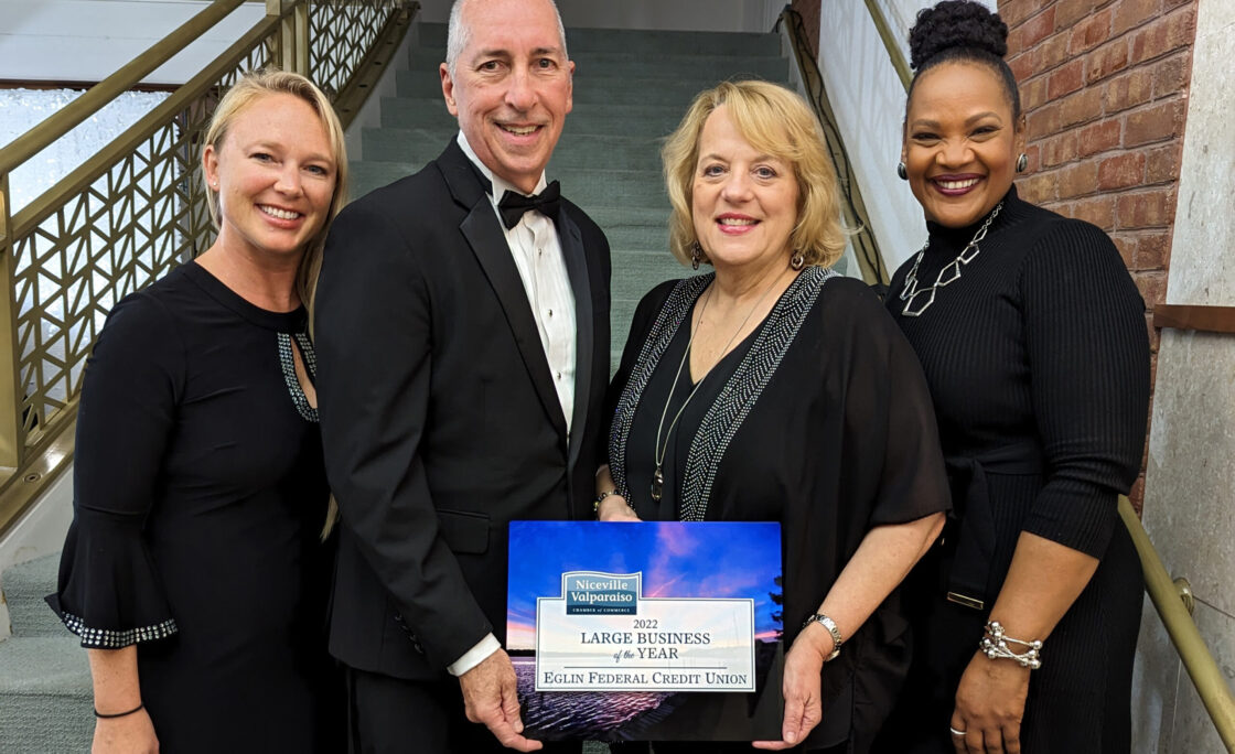 Eglin Federal Credit Union Named Large Business of the Year by the Niceville Valparaiso Chamber of Commerce