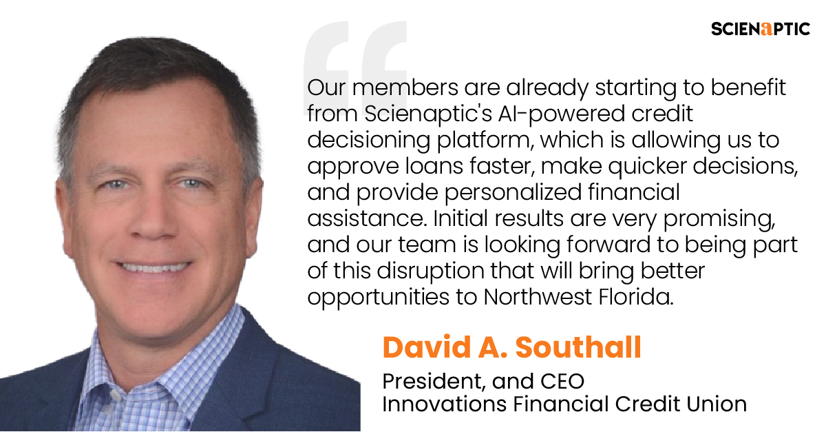 Innovations Financial Credit Union Goes Live With Scienaptic’s AI-Powered Platform to Enhance Credit Decisions