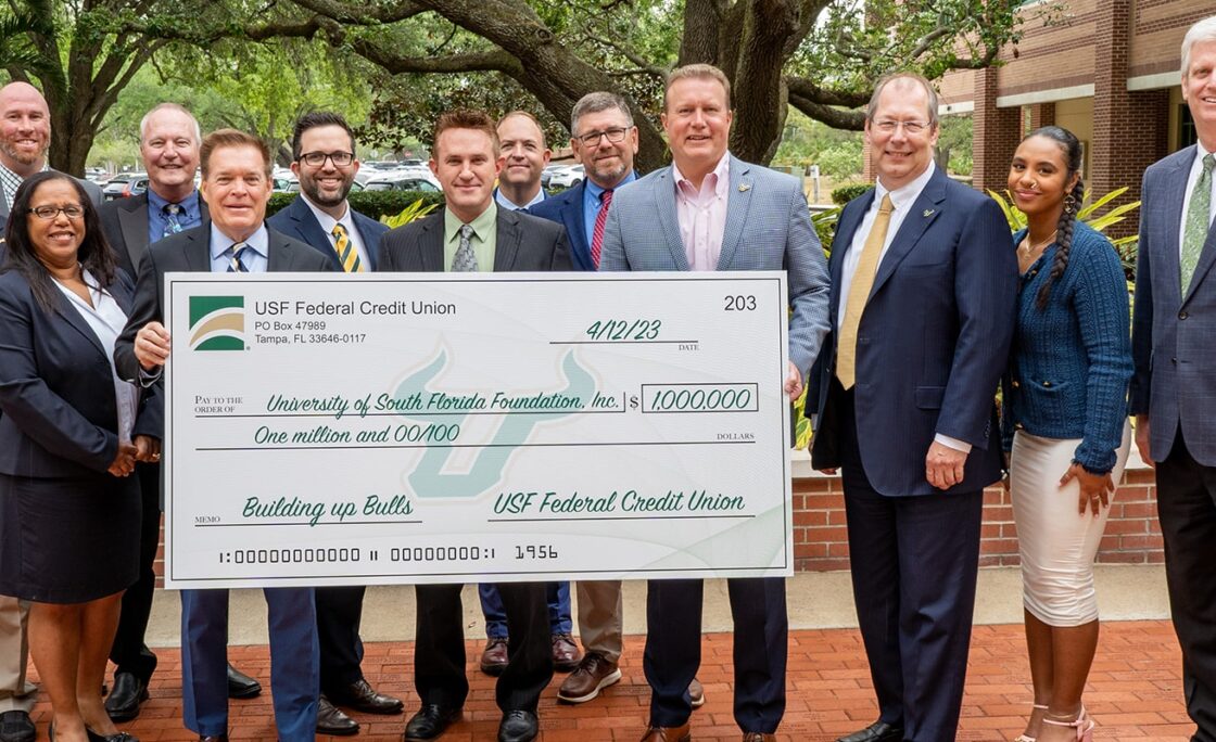 USF receives $1M gift from USF Federal Credit Union, elevating longstanding support