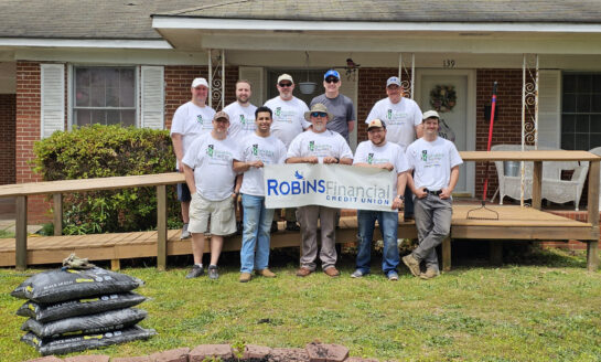 Robins Financial Credit Union Continues Support of  Rebuilding Together Warner Robins