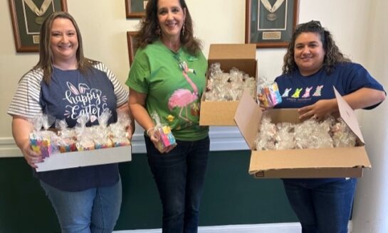 SRP Barnwell Staff Delivers Easter Goodies