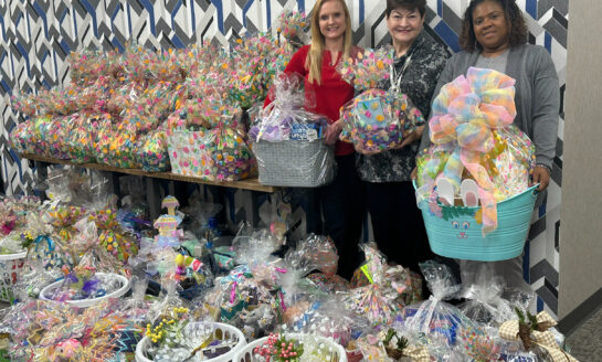 SRP FCU Staff Collect 81 Baskets for United Way Be-A-Bunny Program