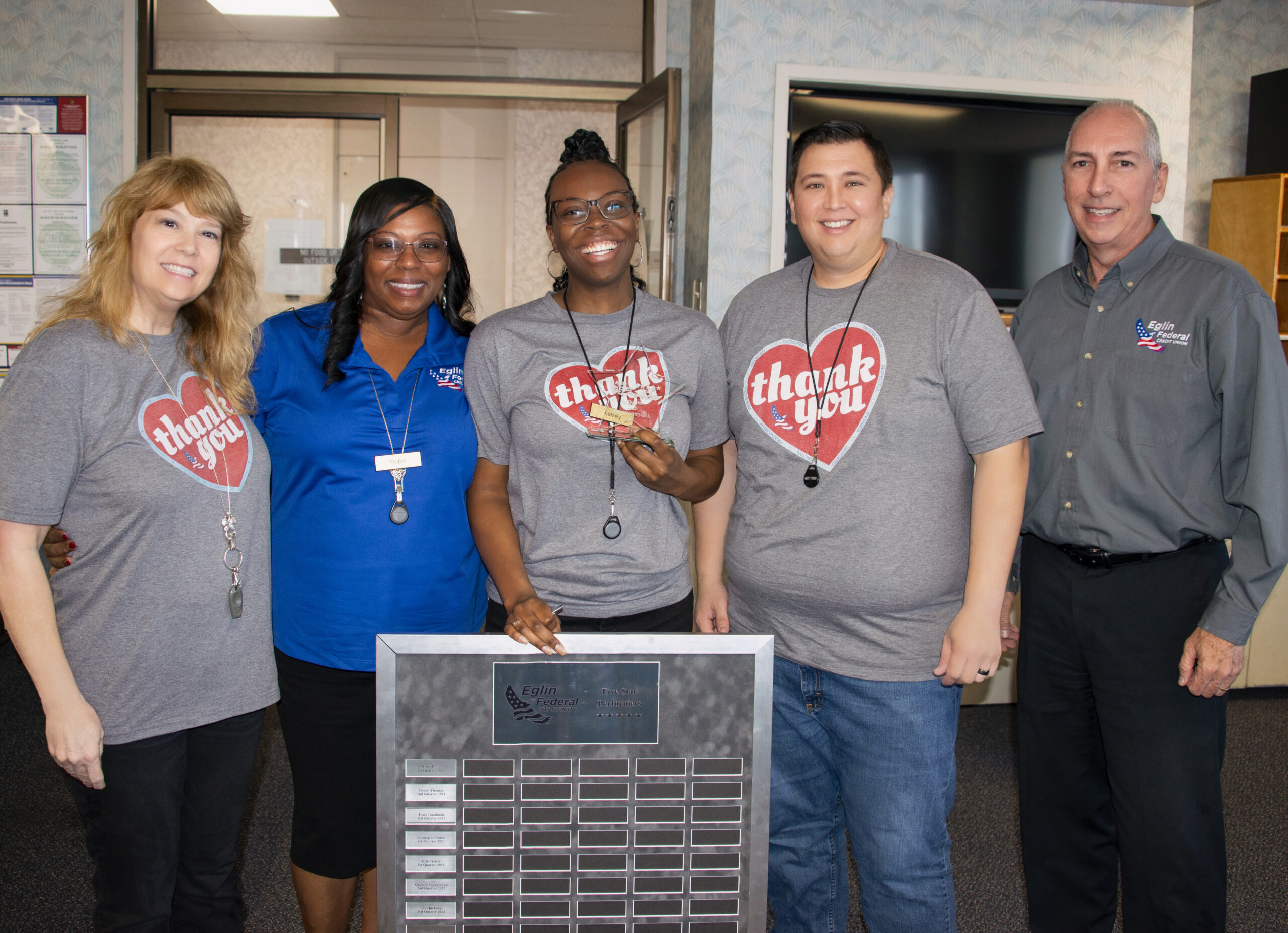 Kelsey Mitchell Receives Eglin Federal Credit Union’s 5-Star Employee Award for the 1st Quarter