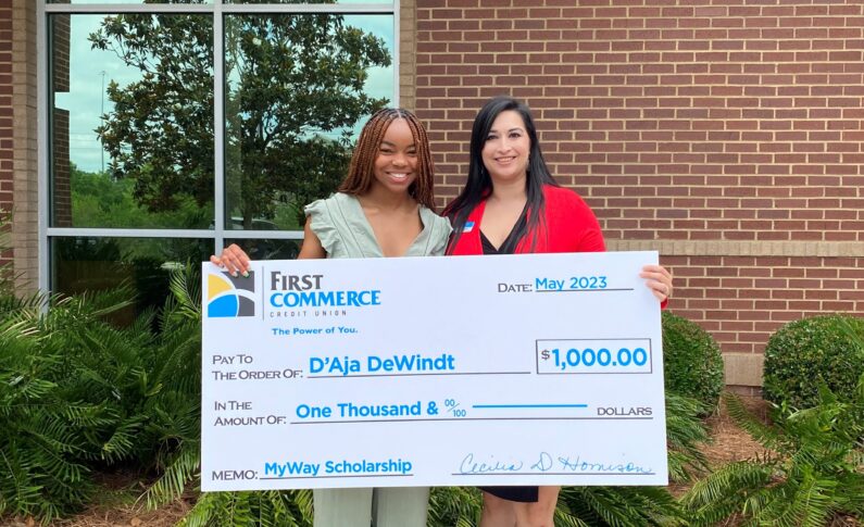First Commerce Credit Union Empowers Financial Futures by Awarding Four $1,000 MyWay Scholarships to Local Students