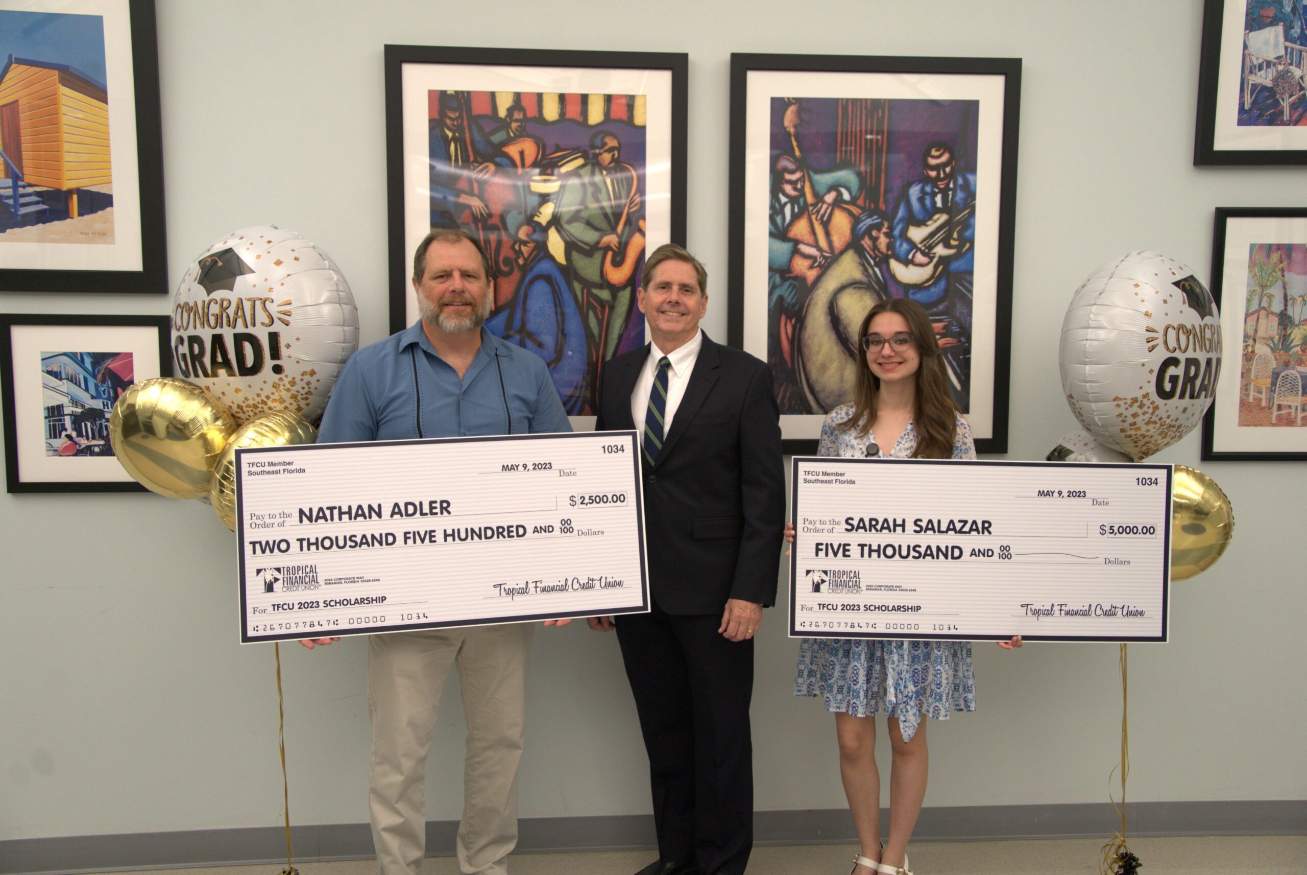 Tropical Financial Credit Union Awards $10,000 in Scholarships to Local Students