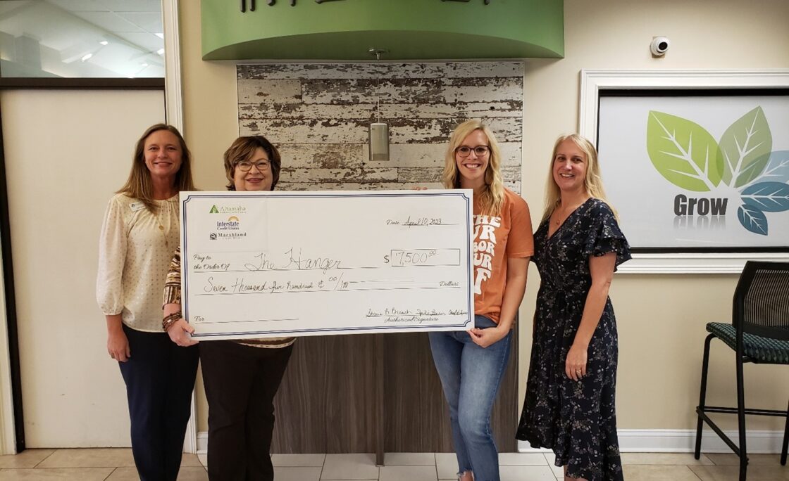 Three Local Credit Unions Join Together to Help Bring The Hanger to Wayne County