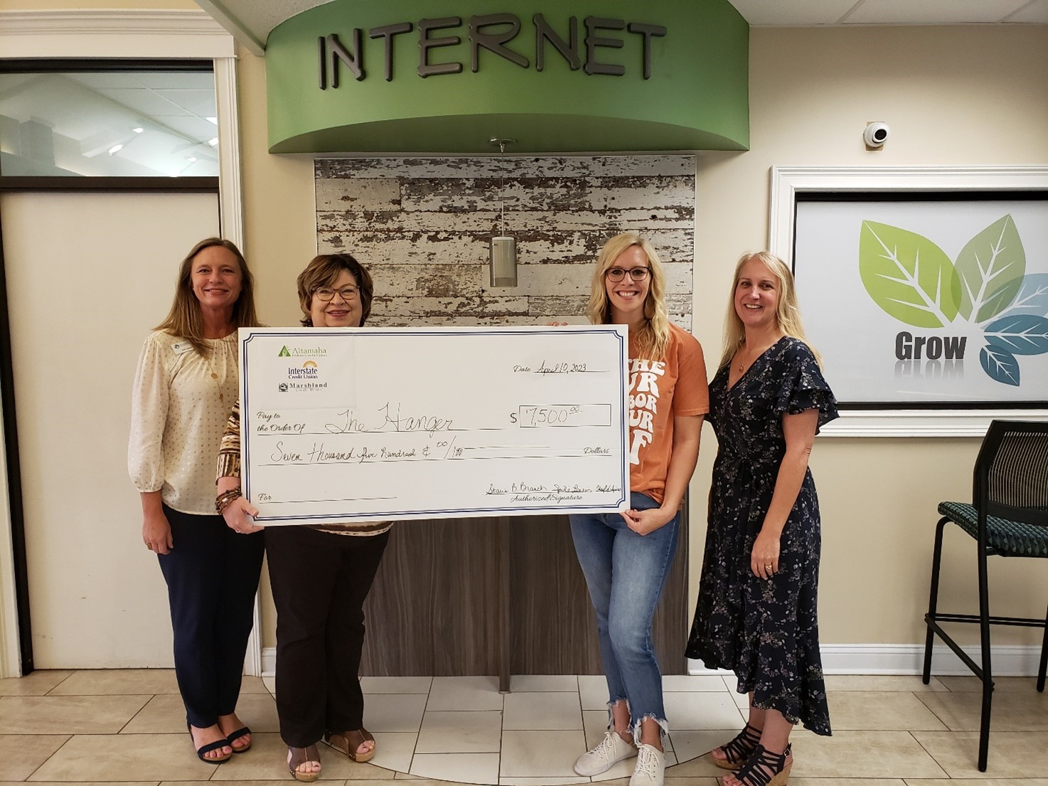 Three Local Credit Unions Join Together to Help Bring The Hanger to Wayne County