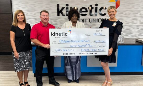 Kinetic Credit Union Celebrates a Month of Giving by Donating to Community Organizations