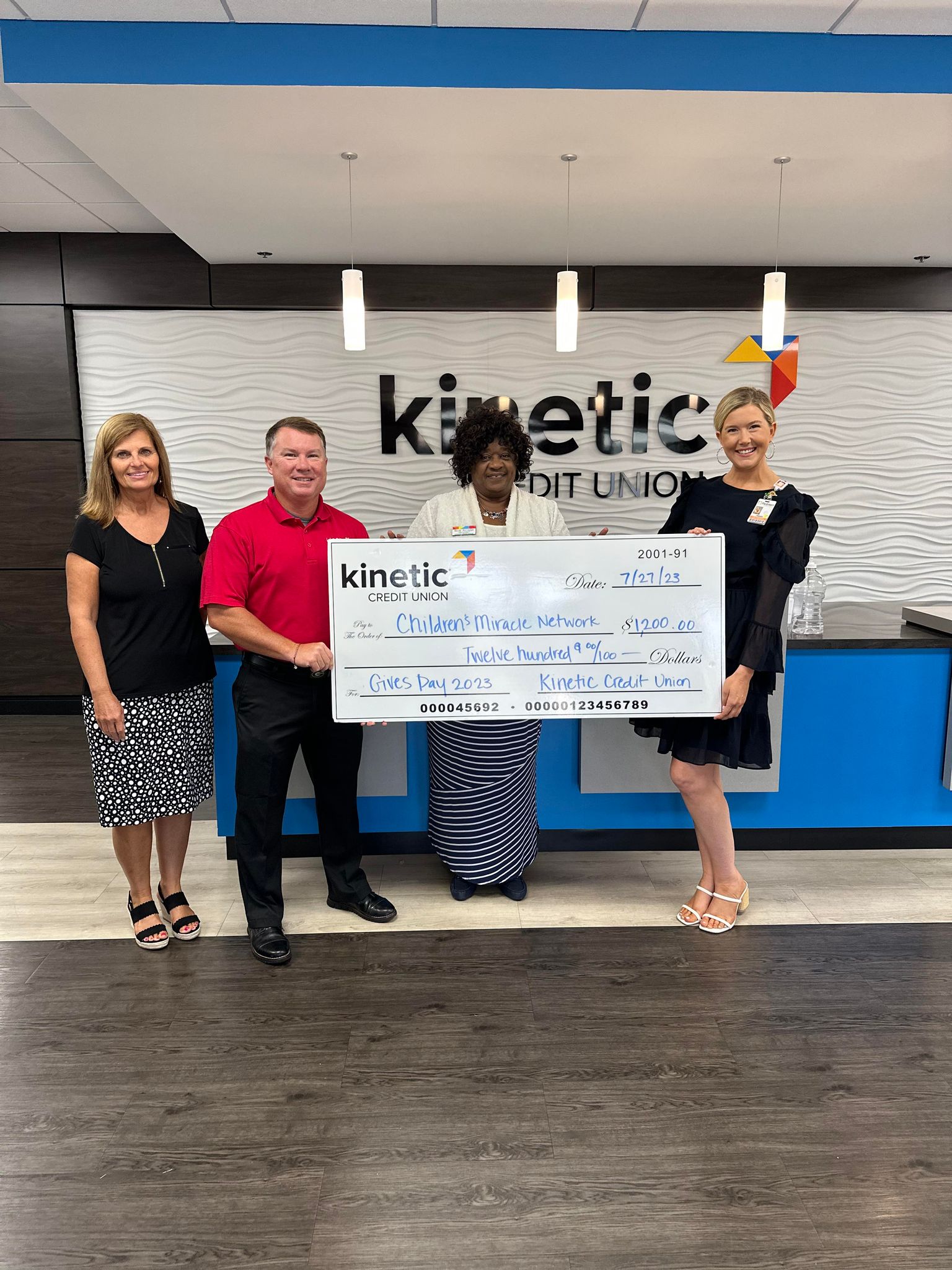 Kinetic Credit Union Celebrates a Month of Giving by Donating to Community Organizations