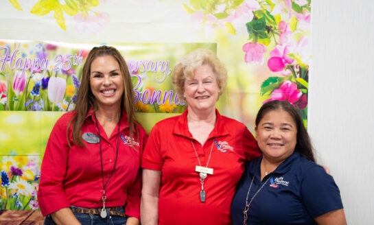 Eglin Federal Credit Union recognizes Fort Walton Beach Teller Bonnie McIntosh for 25 years of service