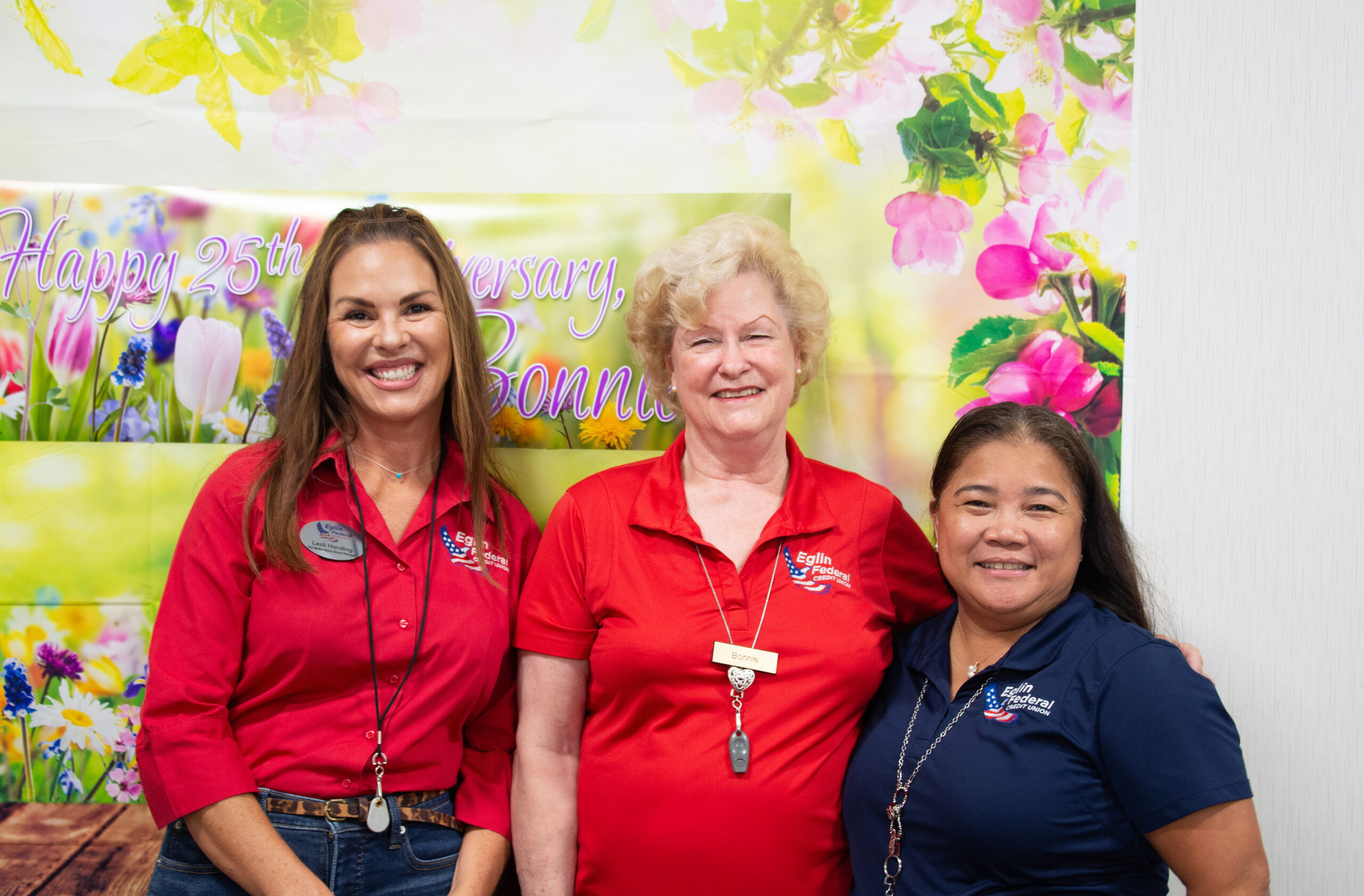 Eglin Federal Credit Union recognizes Fort Walton Beach Teller Bonnie McIntosh for 25 years of service
