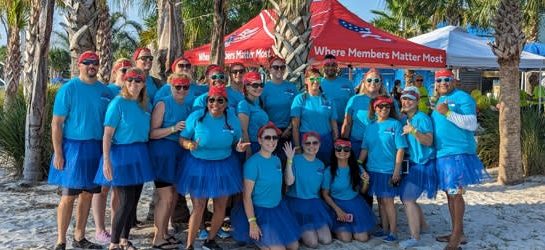 Eglin Federal Credit Union Employees Raise Funds for Suicide Prevention