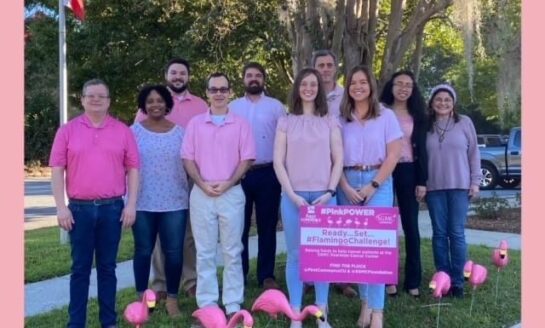 FIRST COMMERCE CREDIT UNION AND SGMC FOUNDATION LAUNCH #FLAMINGOCHALLENGE TO SUPPORT LOCAL BREAST CANCER PATIENTS
