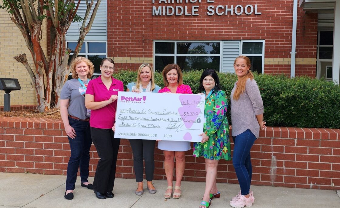 PenAir’s Share It® Program Raises Over $8,300 for Baldwin County Schools