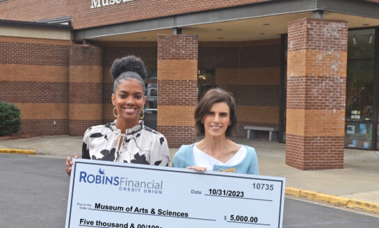 Robins Financial Credit Union Donates $5,000 to Support Fragile Bee Exhibition