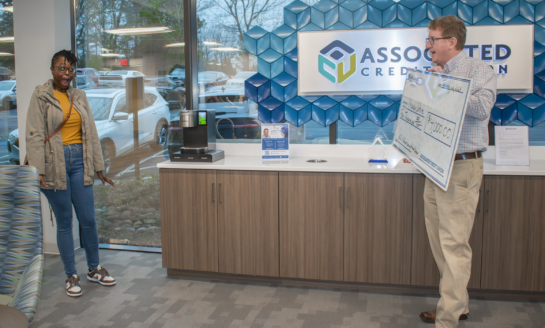 ASSOCIATED CREDIT UNION ANNOUNCES WINNER OF ANNUAL PRO$PER SAVINGS ACCOUNT DRAWING