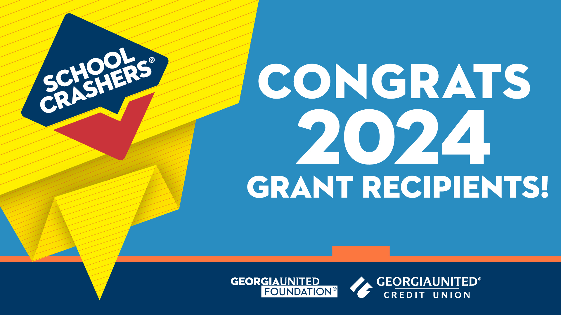 Georgia United Credit Union Foundation Announces Six 2024 School Crashers Recipients