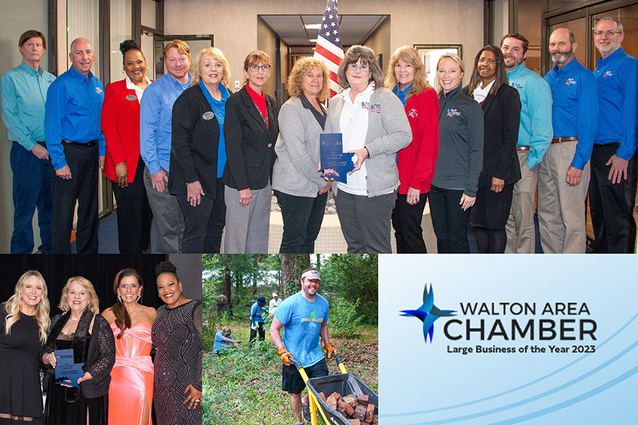 Eglin Federal Credit Union Named the 2023 Large Business of the Year by the Walton Area Chamber of Commerce