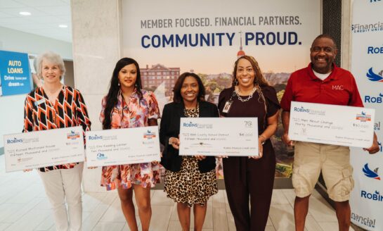 Robins Financial Credit Union Donated $70,000 to Bibb County Non-Profits