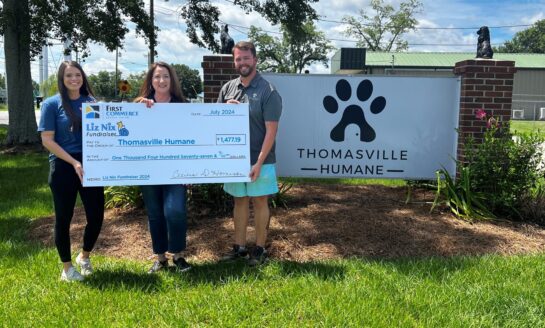 First Commerce Credit Union Raises More Than $10,300 to Support Animal Rescue Organizations in North Florida and South Georgia
