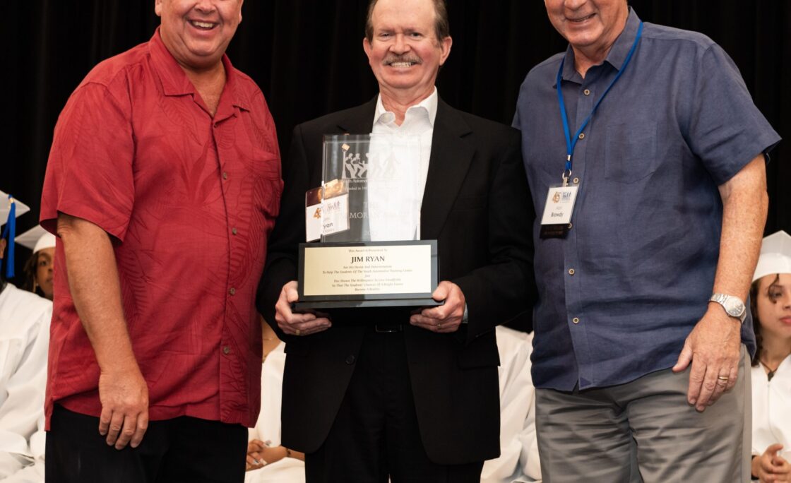 JM Associates Federal Credit Union President, Jim Ryan, Receives 2024 Jim Moran Award Presented by Youth Automotive Training Center