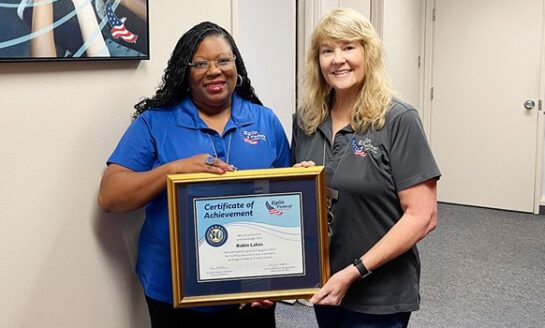 Eglin Federal Credit Union recognizes Human Resources Supervisor Robin Lakes for 30 years of service