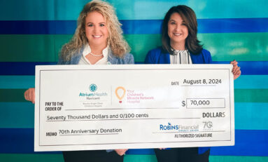 Robins Financial Credit Union Raises $70,000 for Local Children’s Hospital