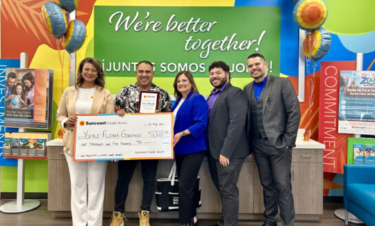 Suncoast Credit Union Celebrates Milestone with One Millionth Checking Account Member