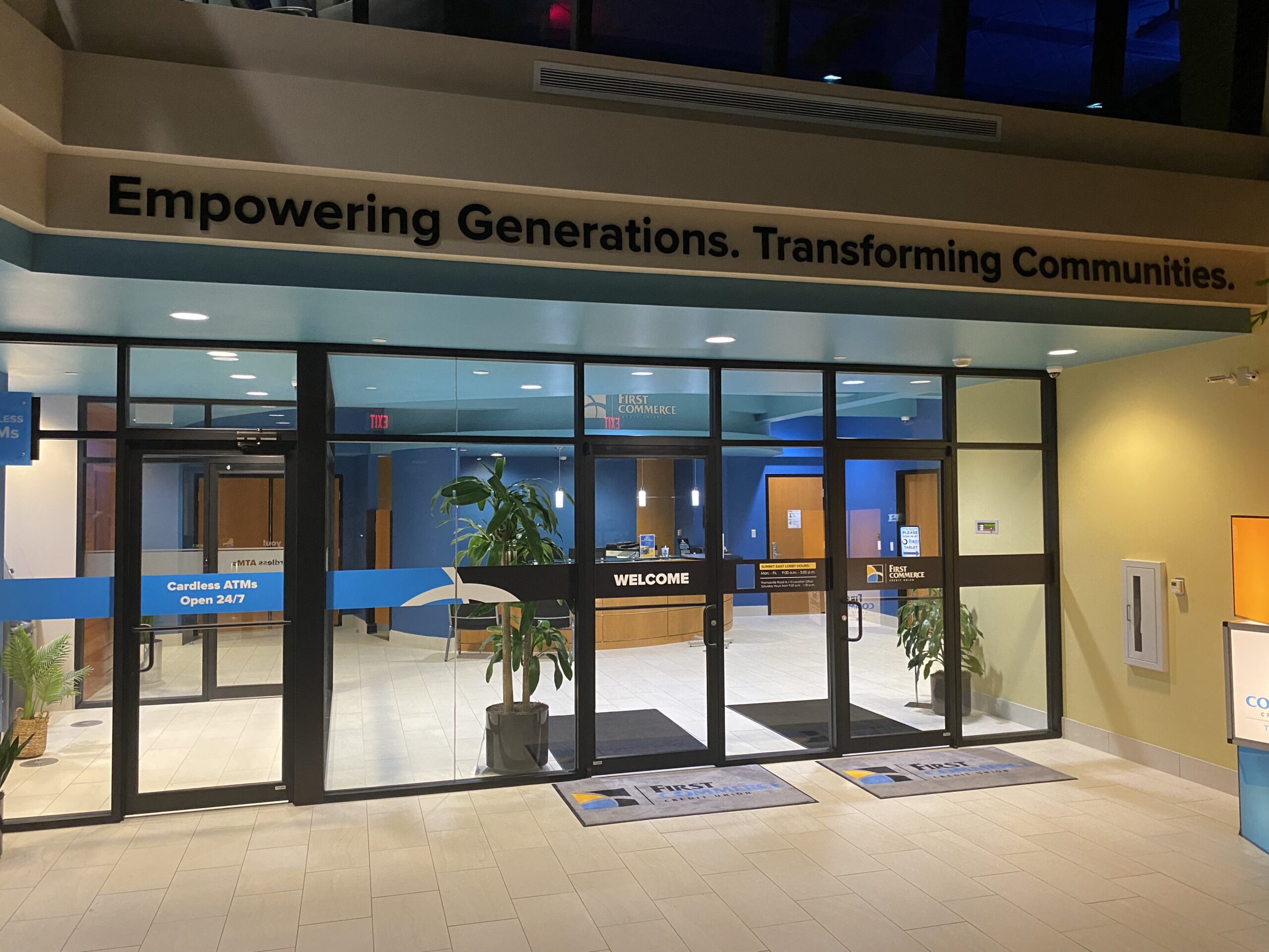 First Commerce Credit Union Celebrates Grand Re-Opening of Newly Remodeled Summit East Financial Center