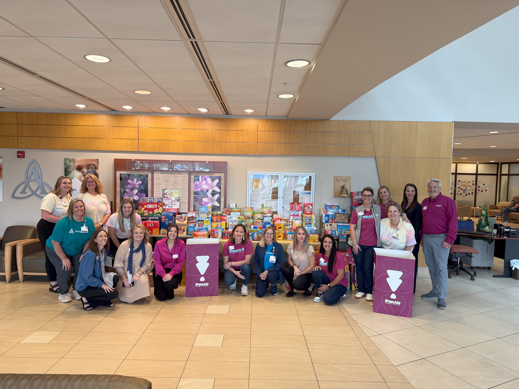 PenAir’s Snack Stock Collection Helps Area Cancer Center Comfort Patients