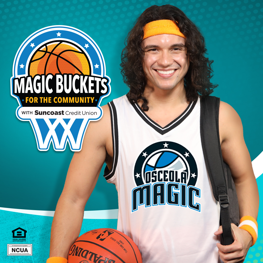 Suncoast Credit Union Expands Partnership with Osceola Magic with New “Magic Buckets for the Community” Program