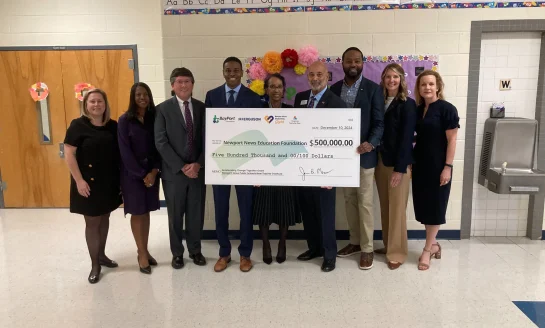 $500,000 ACT Grant Awarded to Fund Newport News Public Schools’ New Teacher Institute Program