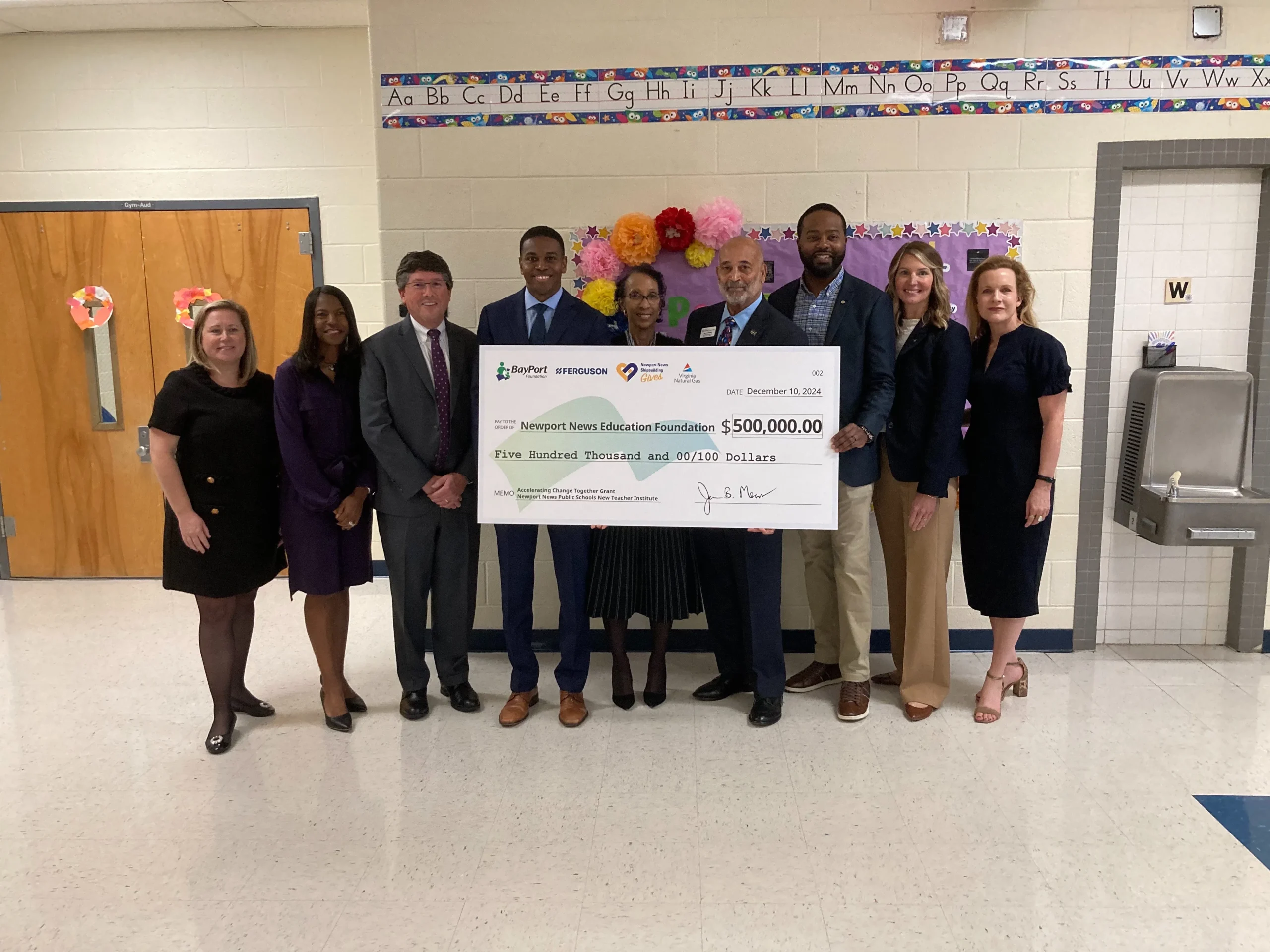 $500,000 ACT Grant Awarded to Fund Newport News Public Schools’ New Teacher Institute Program