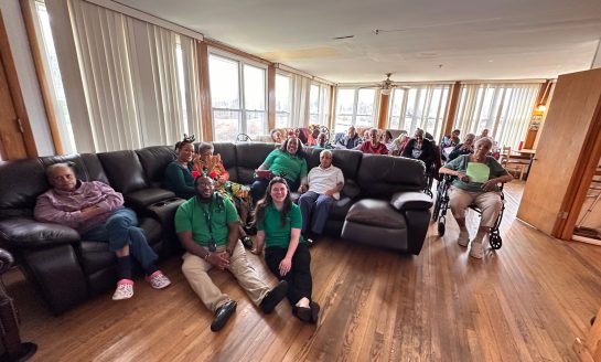 Democracy Federal Credit Union Volunteers Bring Holiday Cheer to Henson Creek Assisted Living Facility
